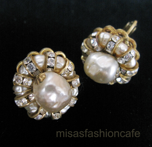 （画像用） Miriam Haskell ミリアムハスケル イヤリング