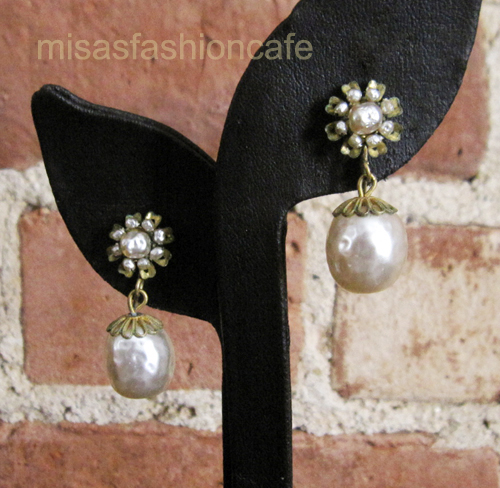 （画像用） Miriam Haskell ミリアムハスケル イヤリング