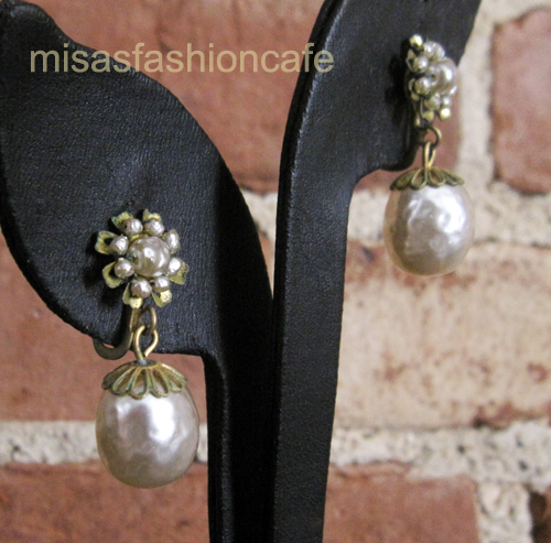 （画像用） Miriam Haskell ミリアムハスケル イヤリング