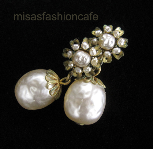 （画像用） Miriam Haskell ミリアムハスケル イヤリング