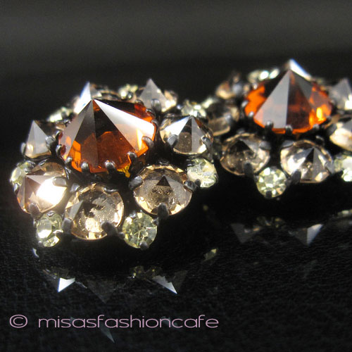 （画像用） Austria　オーストリア製 クリスタル　イヤリング