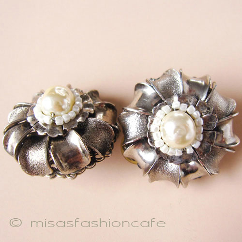 （画像用） Miriam Haskell ミリアムハスケル イヤリング