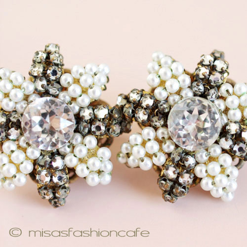 （画像用） パールRSお花イヤリング