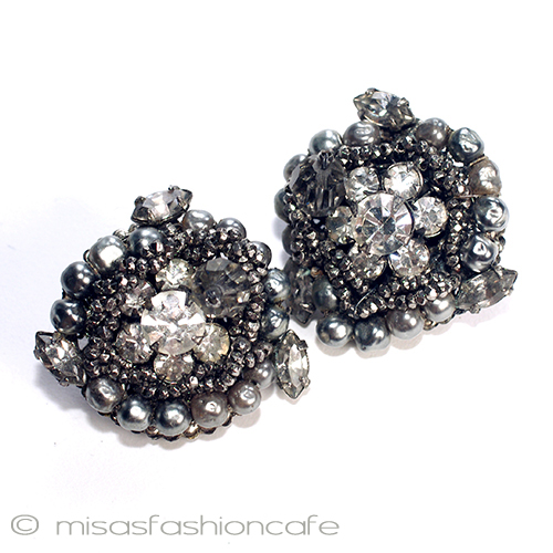 （画像用） Original by Robert刻印 バロックパールイヤリング