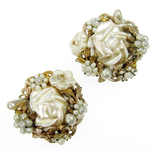 （画像用） EUGENE豪華花イヤリング