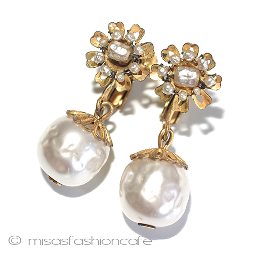 （画像用） ミリアムハスケル　 ヴィンテージ　イヤリング