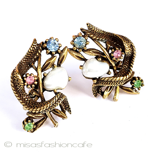 （画像用） Coroイヤリング RS花束にリボン