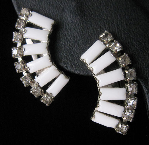 （画像用） バゲットグラス　イヤリング