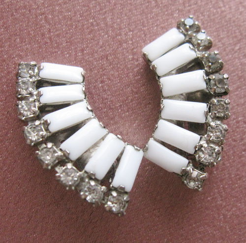 （画像用） バゲットグラス　イヤリング