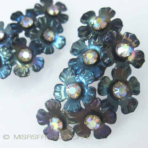 （画像用） ブーケ花イヤリング