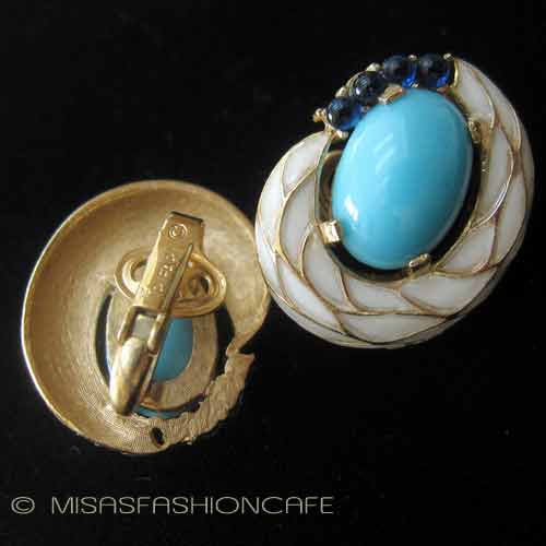 （画像用） クラウントリファリ Trifari イヤリング