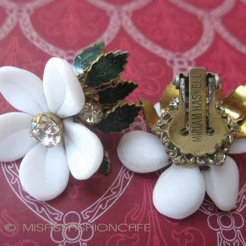 （画像用） Miriam Haskell ミリアムハスケル イヤリング