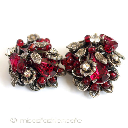 （画像用） DeMario NY　 フラワーイヤリング