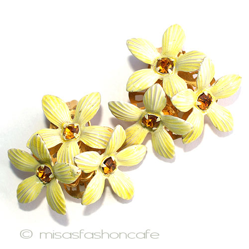 （画像用） Original By Robert 花ブーケ　イヤリング