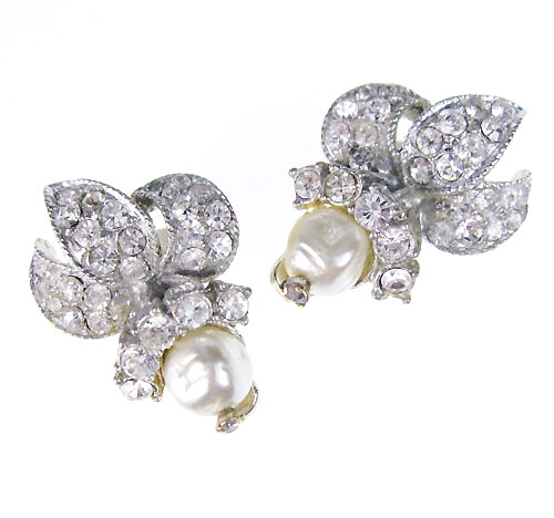 （画像用） Coroコロ バロックパール花イヤリング