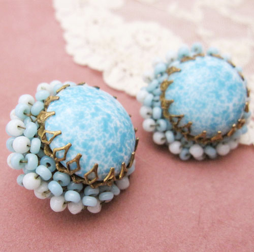 （画像用） Miriam Haskell　 ミリアムハスケル イヤリング