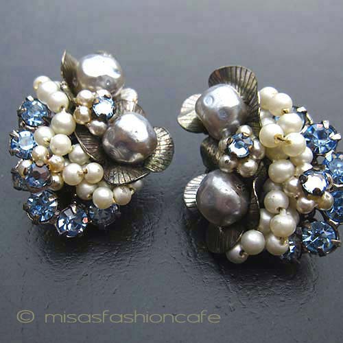 （画像用） Robert イヤリング バロックパールの花