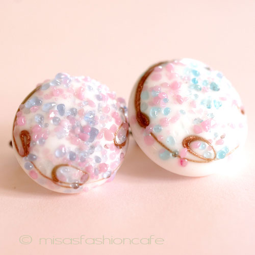 （画像用） シュガーガラス　イヤリング