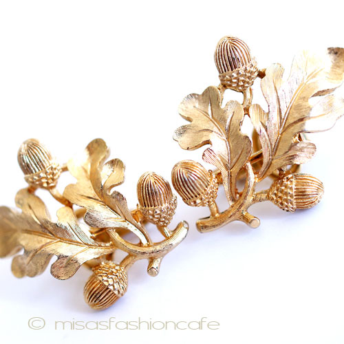 （画像用） Trirfari　 トリファリ どんぐり団栗イヤリング