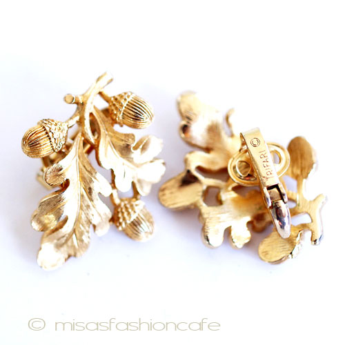 （画像用） Trirfari　 トリファリ どんぐり団栗イヤリング