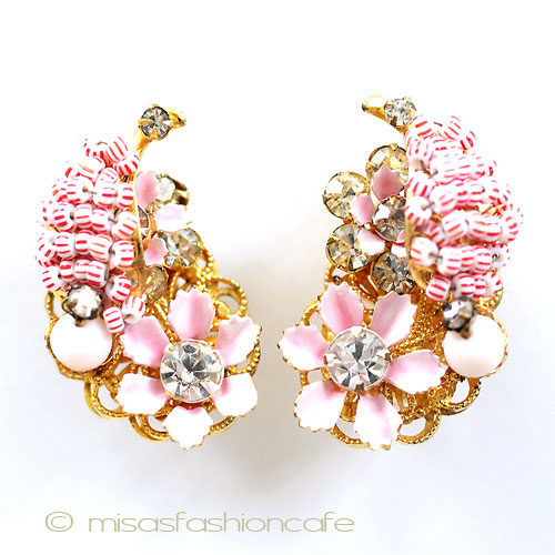 （画像用） Ｒｏｂｅｒｔ　イヤリング エナメルRSのお花