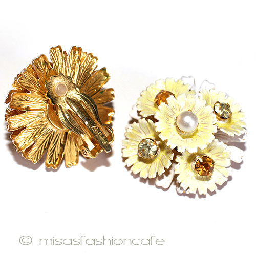 （画像用） Original by Robert ブーケ花イヤリング