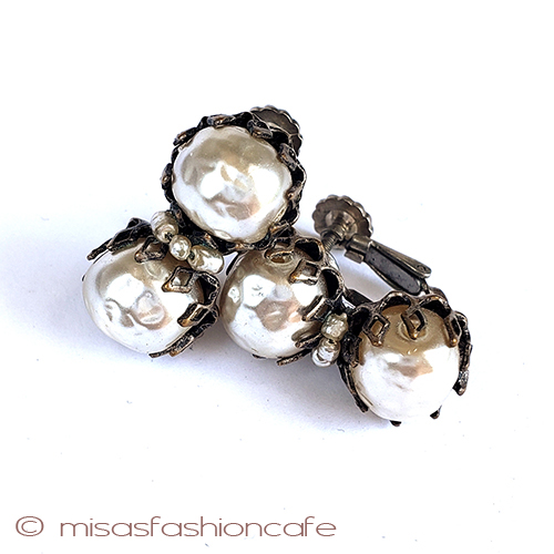 （画像用） ミリアムハスケル バロックパールイヤリング