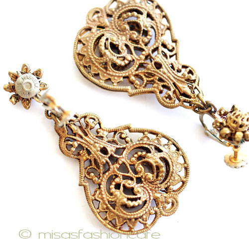 （画像用） Miriam Haskell ミリアムハスケル イヤリング