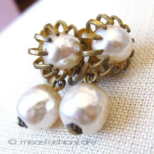 （画像用） Miriam Haskell ミリアムハスケル イヤリング