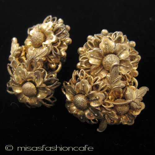 （画像用） Miriam Haskell ミリアムハスケル イヤリング