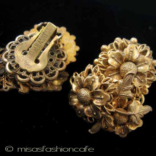 （画像用） Miriam Haskell ミリアムハスケル イヤリング