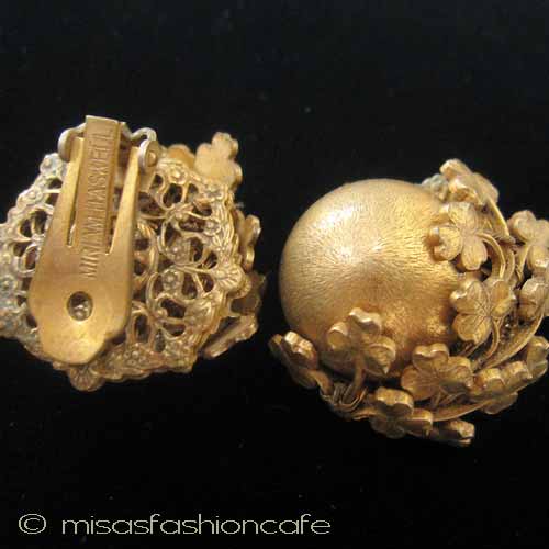 （画像用） Miriam Haskell ミリアムハスケル イヤリング