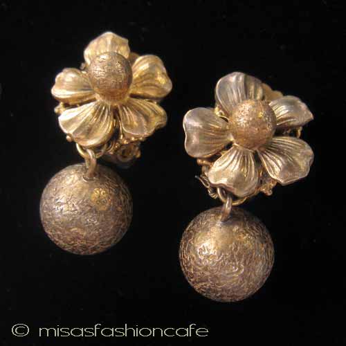 （画像用） Miriam Haskell ミリアムハスケル イヤリング