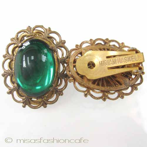 （画像用） Miriam Haskell ミリアムハスケル イヤリング