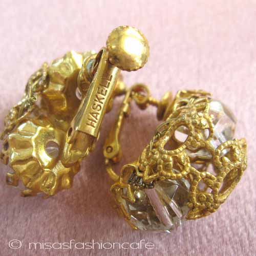 （画像用） Miriam Haskell ミリアムハスケル イヤリング