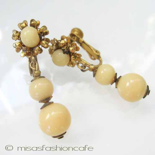 （画像用） Miriam Haskell ミリアムハスケル イヤリング