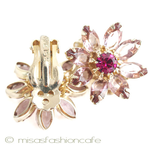 （画像用） ＷＥＩＳＳ　イヤリング　 ガラスの花デイジー