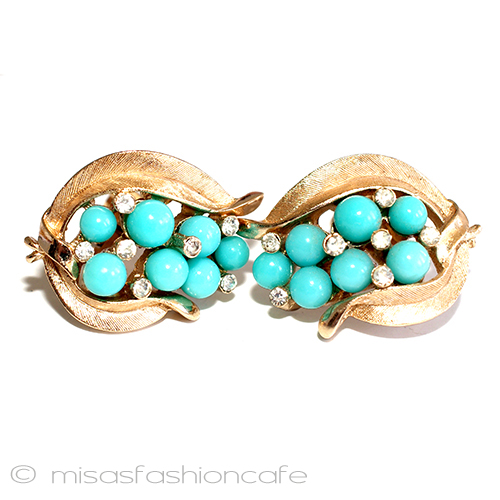 （画像用） Ｔｒｉｆａｒｉ　 トリファリ ターコイズ　イヤリング