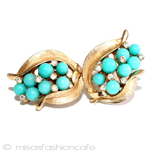 （画像用） Ｔｒｉｆａｒｉ　 トリファリ ターコイズ　イヤリング