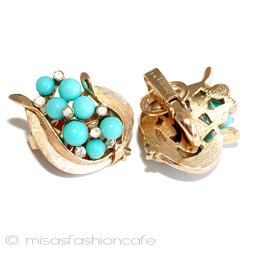 （画像用） Ｔｒｉｆａｒｉ　 トリファリ ターコイズ　イヤリング