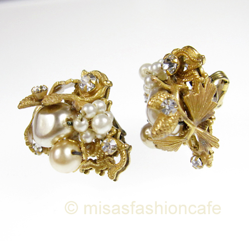 （画像用） Robert ロバート イヤリング 松・バロックパール