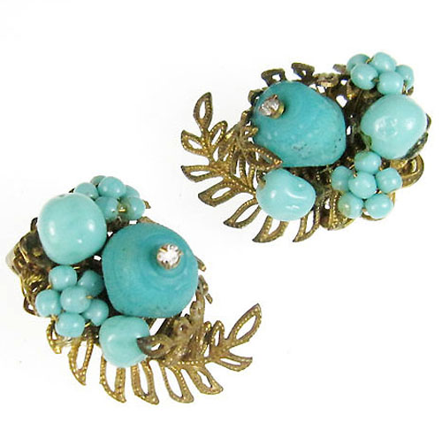 （画像用） DeMario NY　 フラワーイヤリング