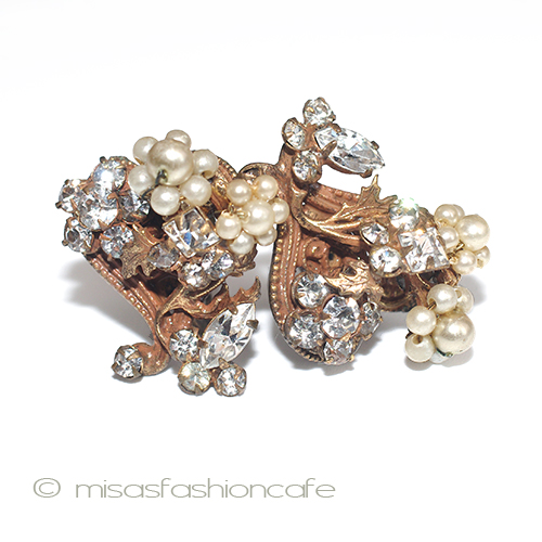 （画像用） Ｒｏｂｅｒｔ　イヤリング パールRSの花イヤリング