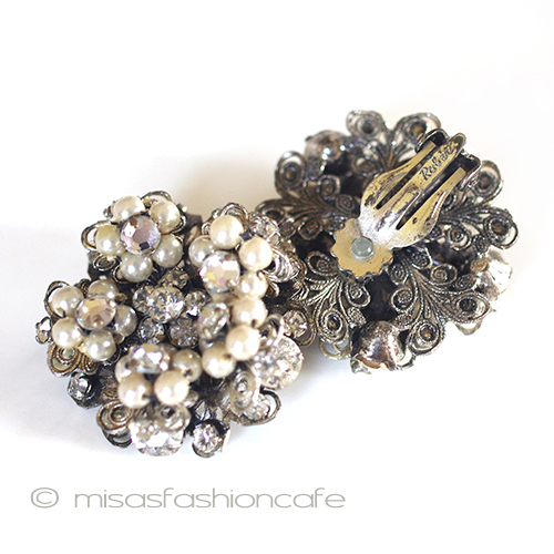 （画像用） Ｒｏｂｅｒｔ　イヤリング パールRS花イヤリング