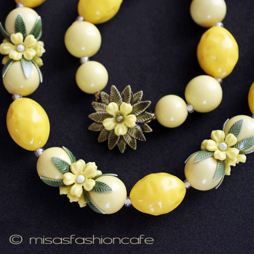 （画像用） レモンの花 ネックレス