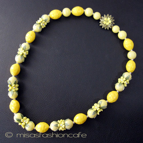 （画像用） レモンの花 ネックレス