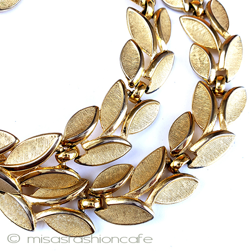 （画像用） Ｔｒｉｆａｒｉ　 トリファリ 金リーフ　ネックレス