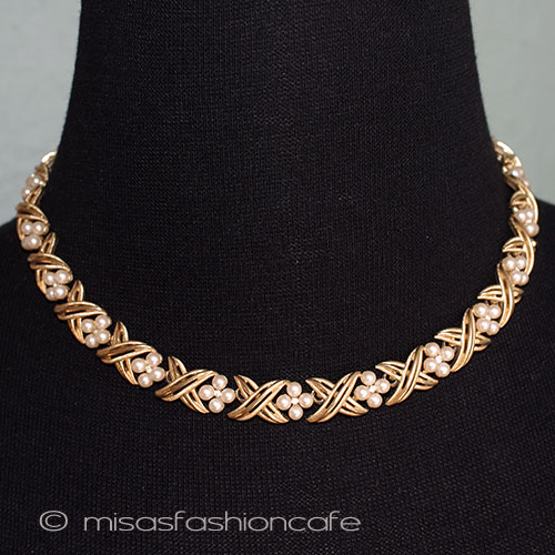 （画像用） Ｔｒｉｆａｒｉ　 トリファリ パールRS花ネックレス