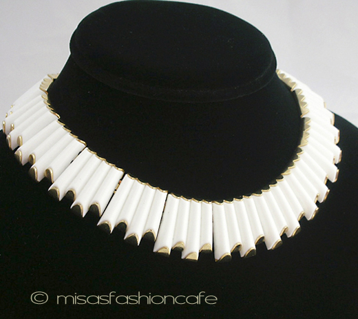 （画像用） Trifari　トリファリ 　アートデコ ネックレス