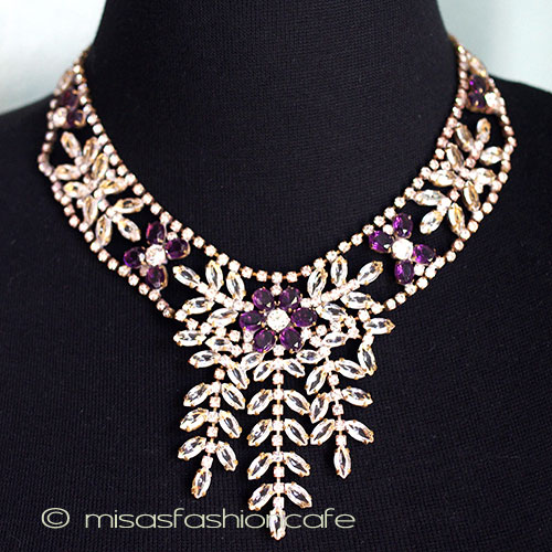 （画像用） パーティー花ネックレス